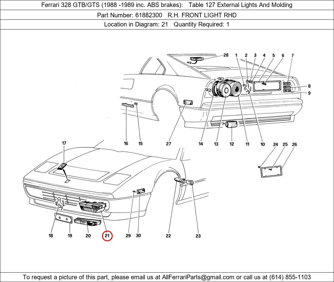 Ferrari Part 61882300