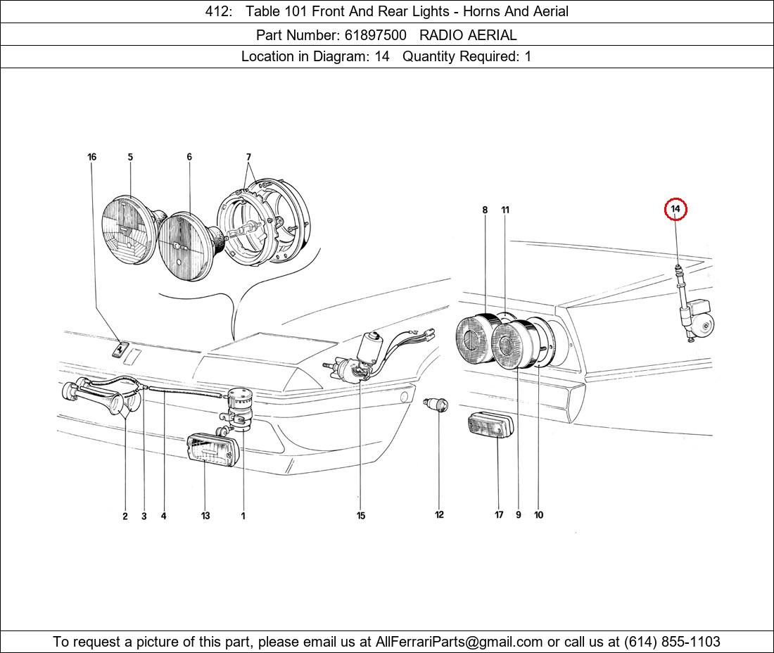 Ferrari Part 61897500