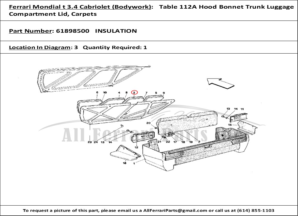 Ferrari Part 61898500