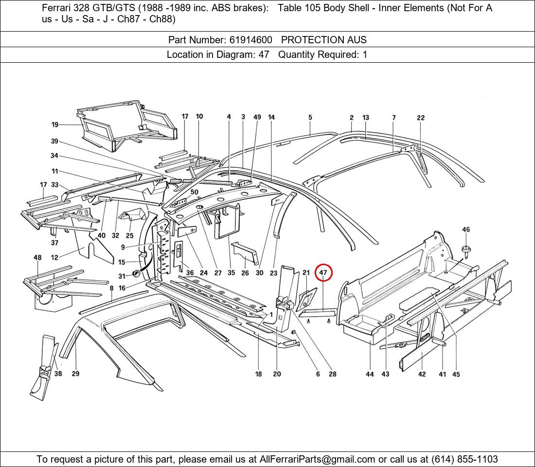 Ferrari Part 61914600