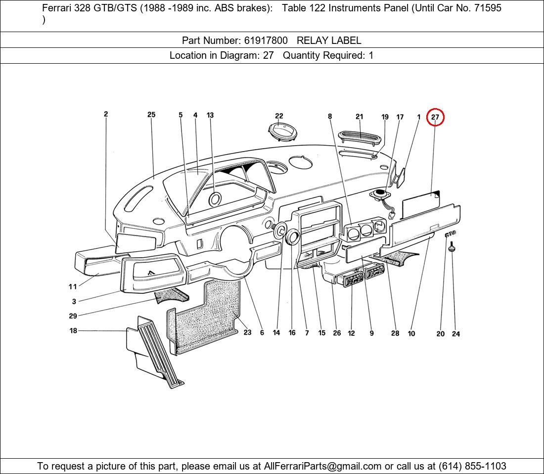 Ferrari Part 61917800