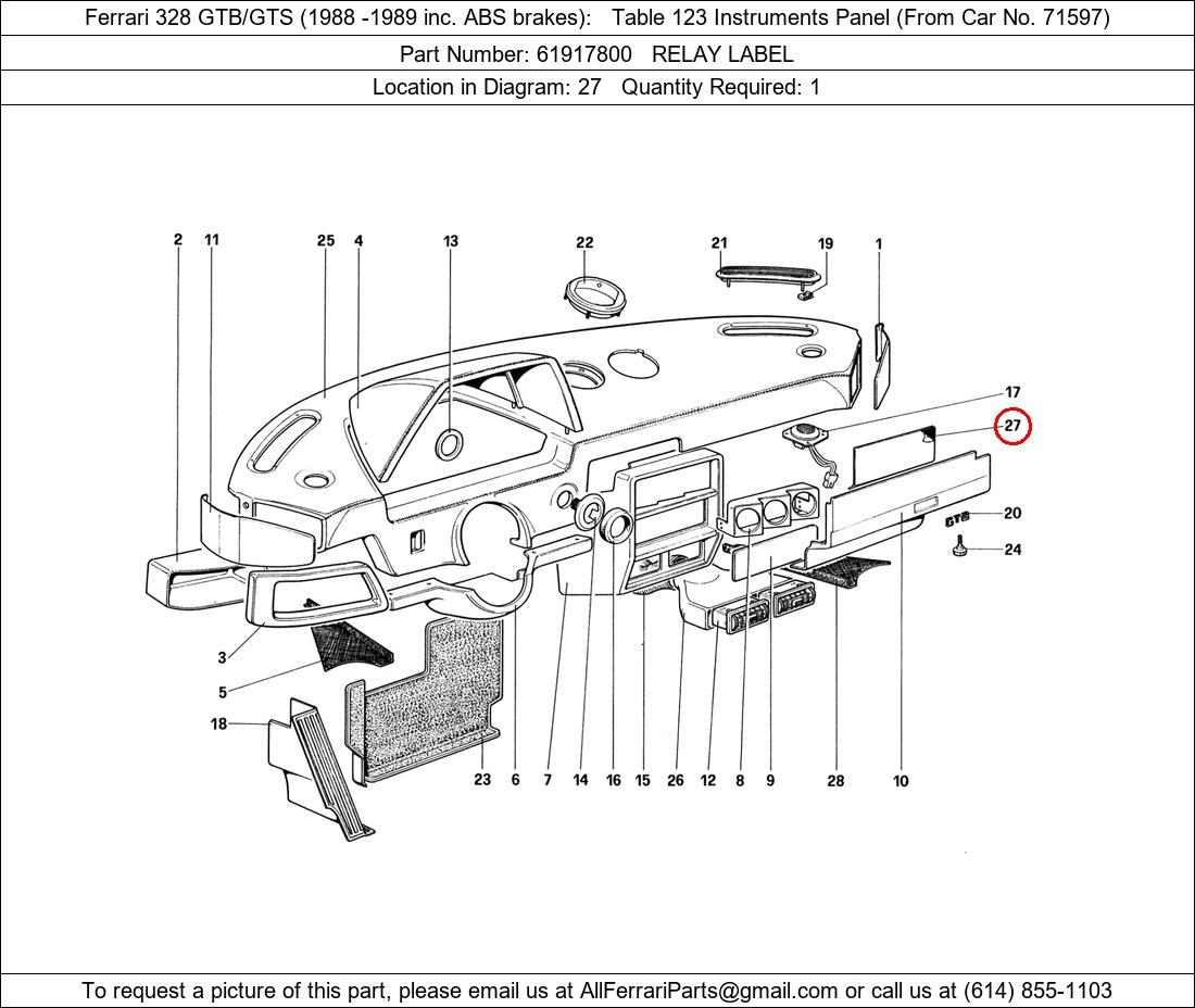 Ferrari Part 61917800