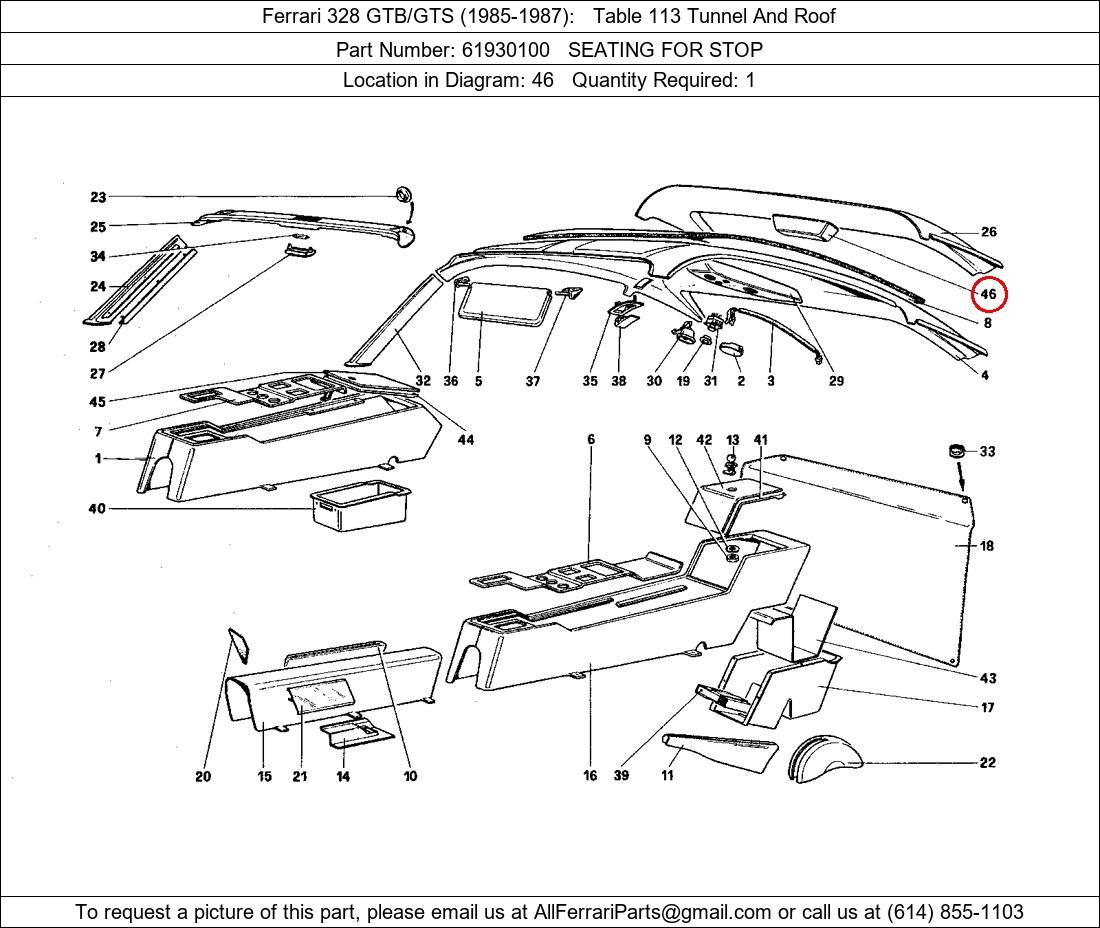 Ferrari Part 61930100