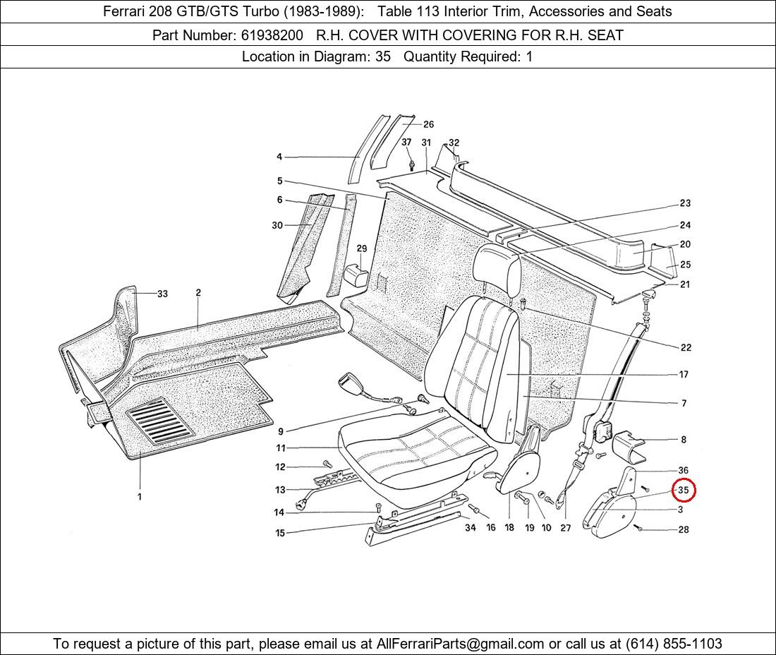 Ferrari Part 61938200