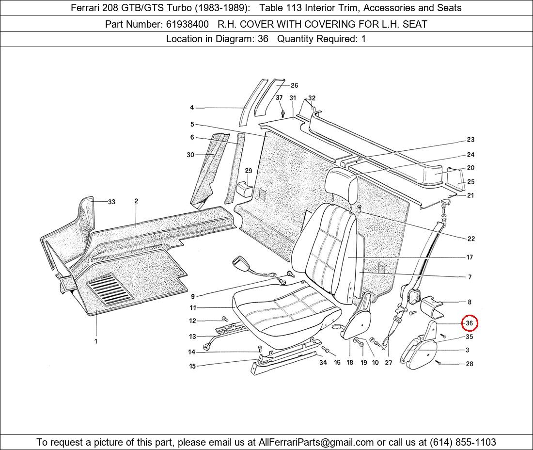 Ferrari Part 61938400