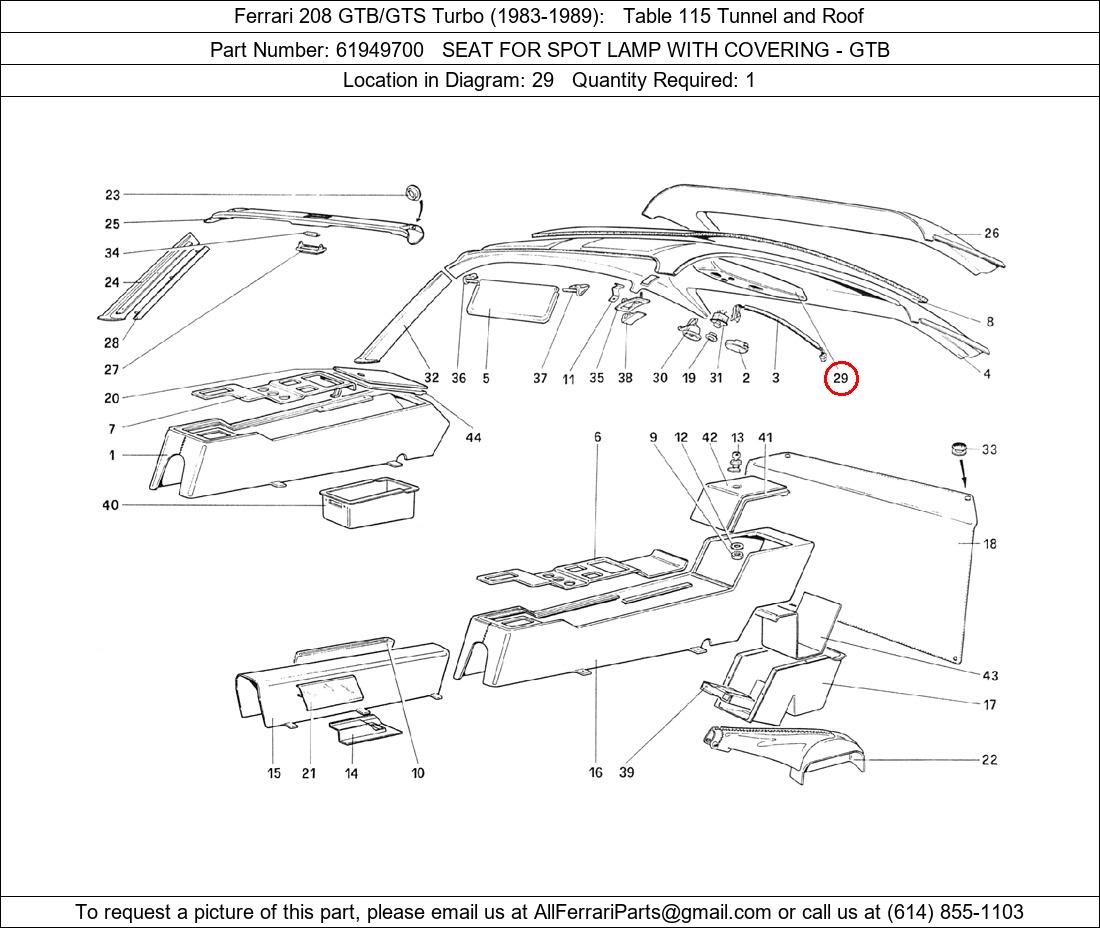 Ferrari Part 61949700