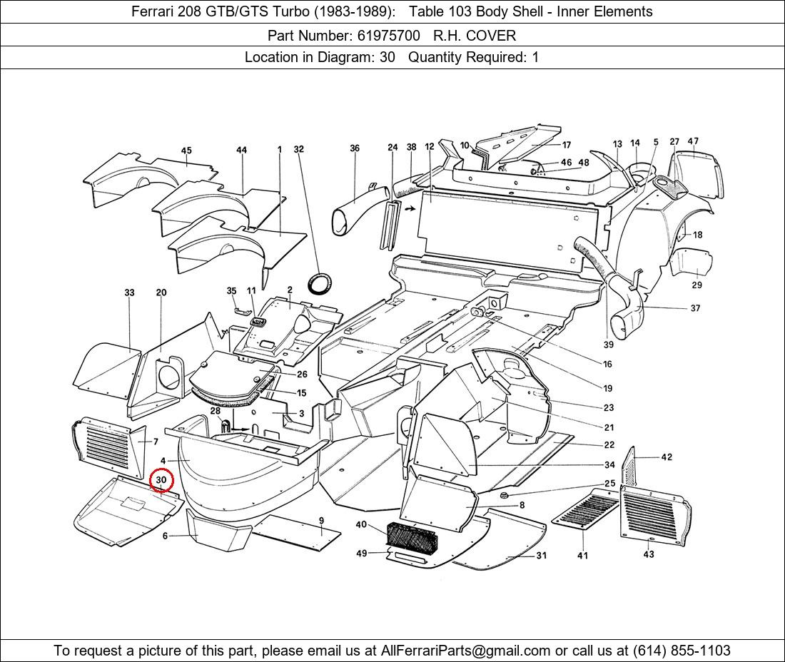 Ferrari Part 61975700