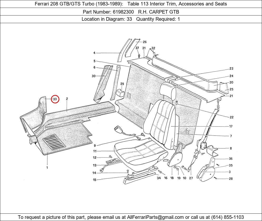 Ferrari Part 61982300