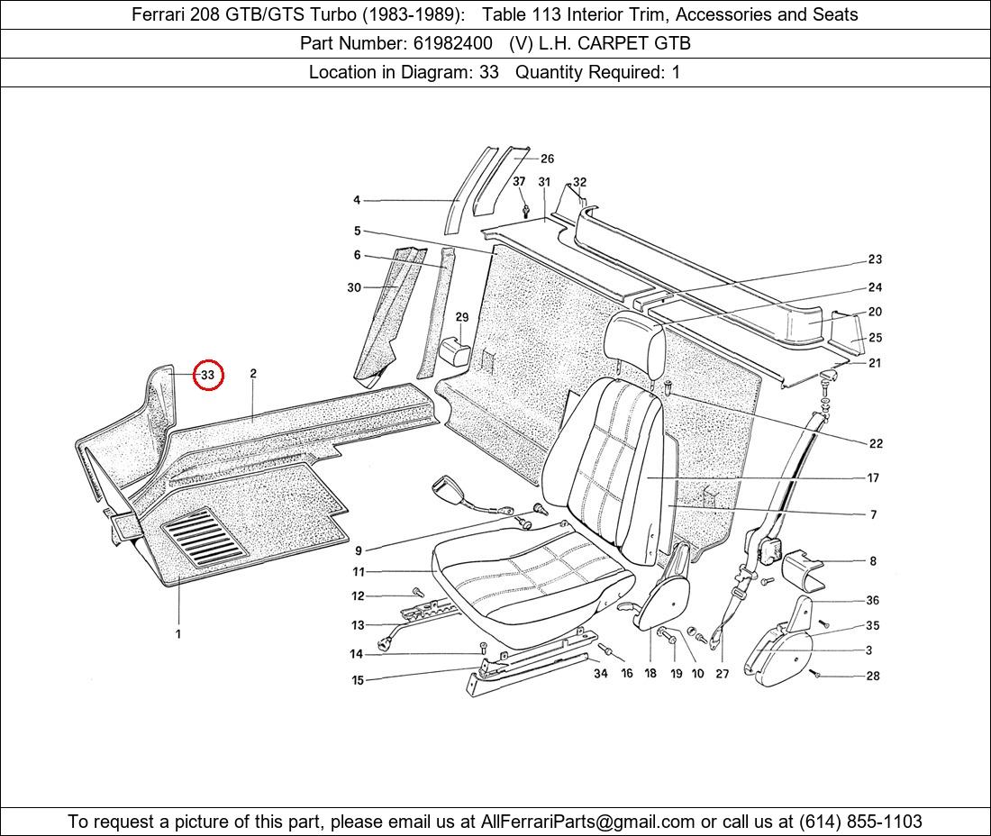 Ferrari Part 61982400