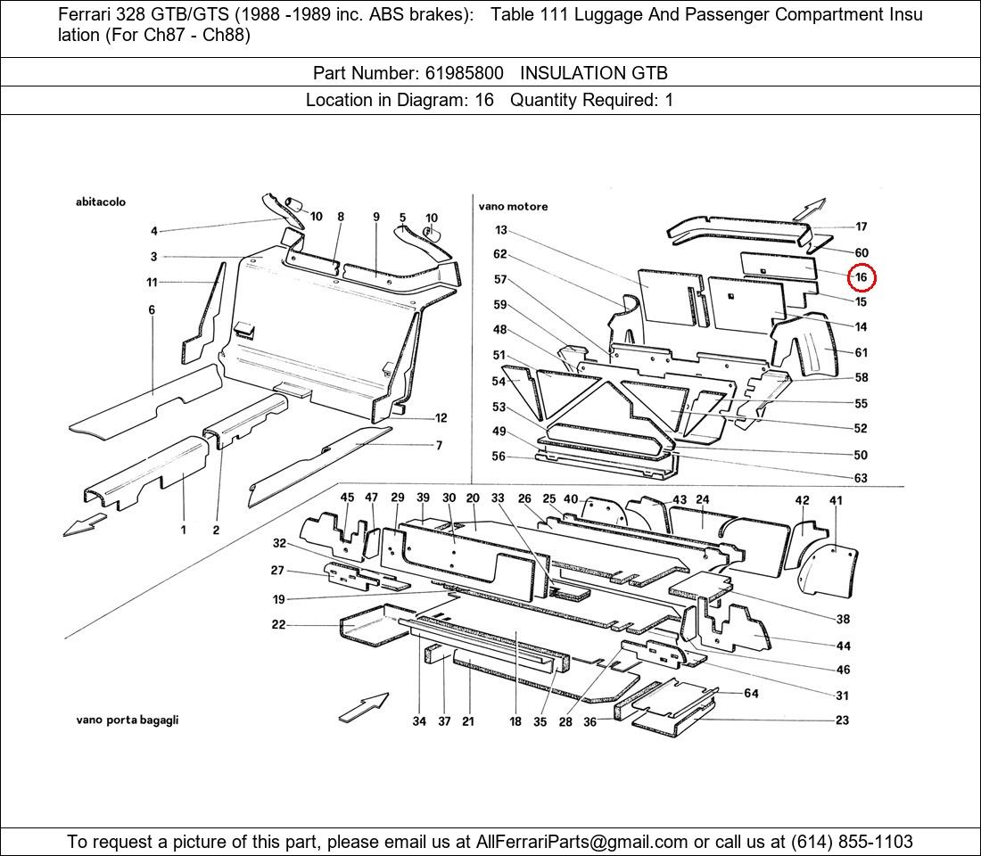 Ferrari Part 61985800