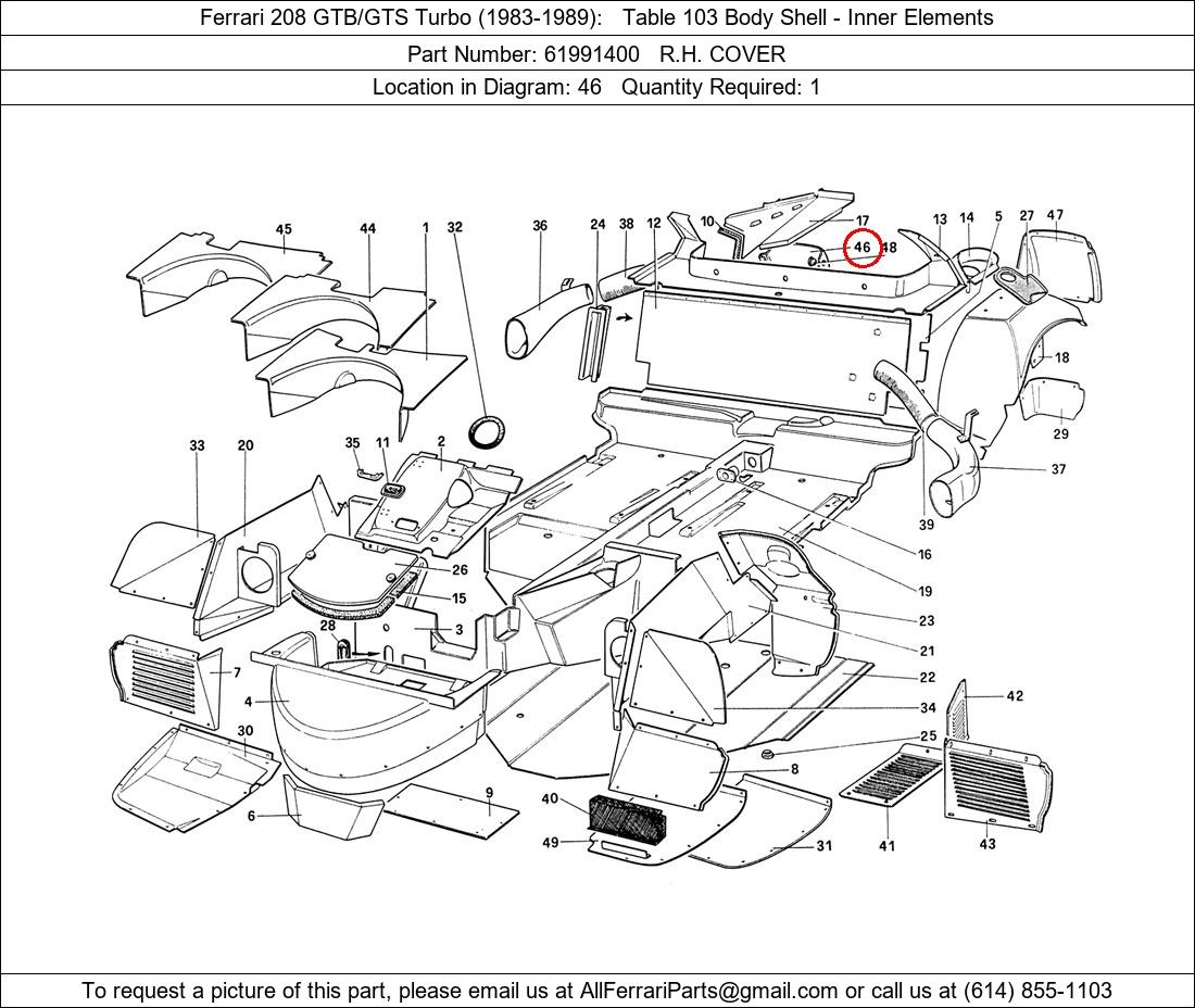 Ferrari Part 61991400