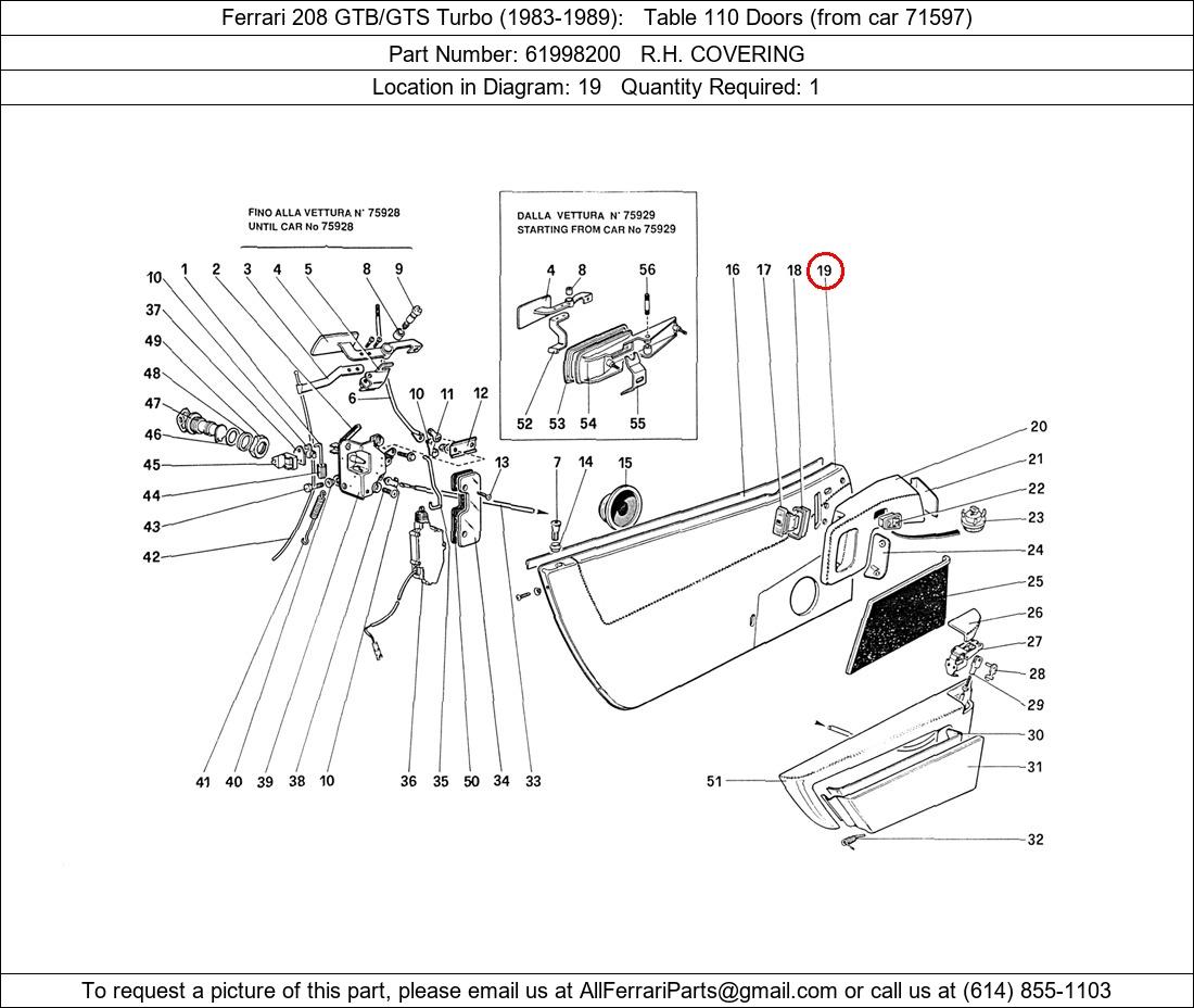 Ferrari Part 61998200