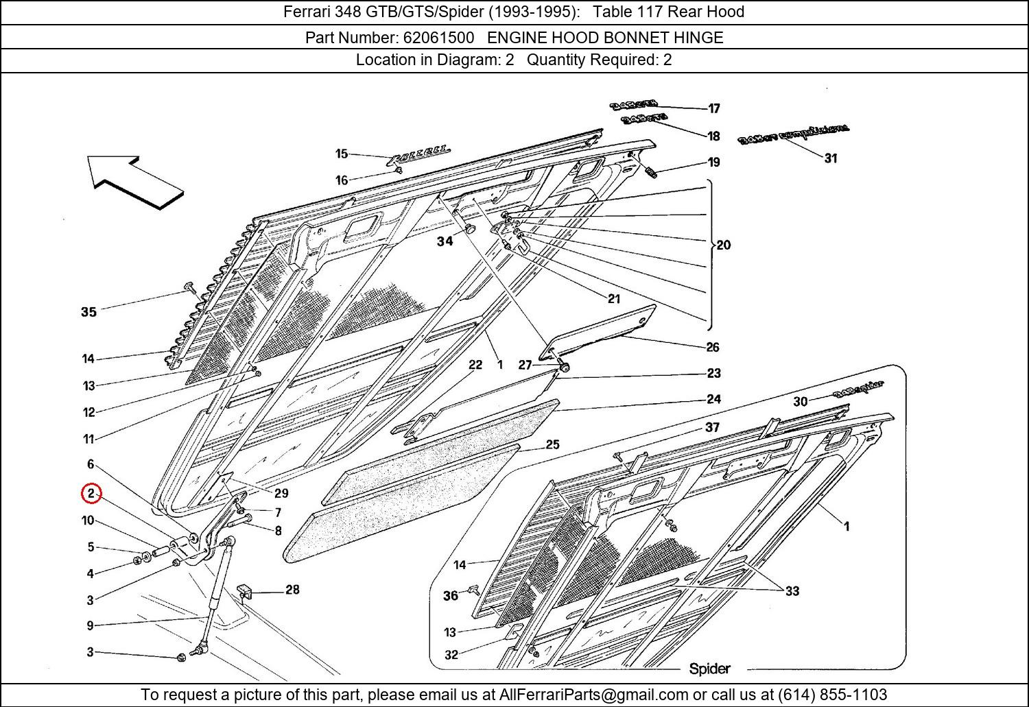 Ferrari Part 62061500