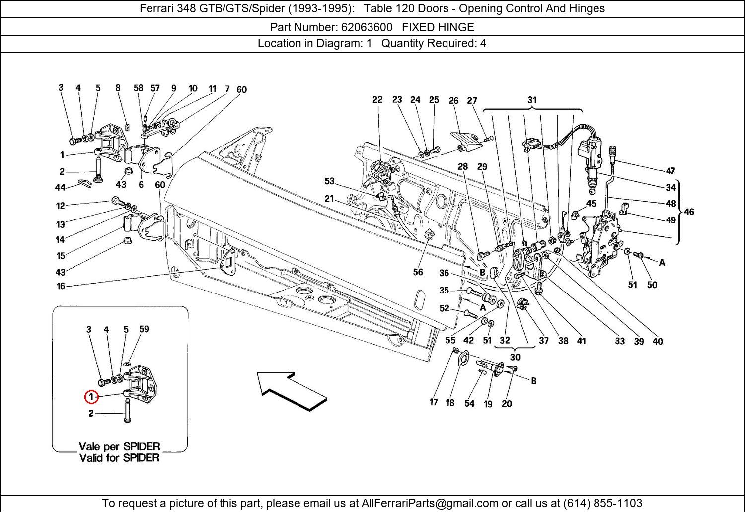 Ferrari Part 62063600