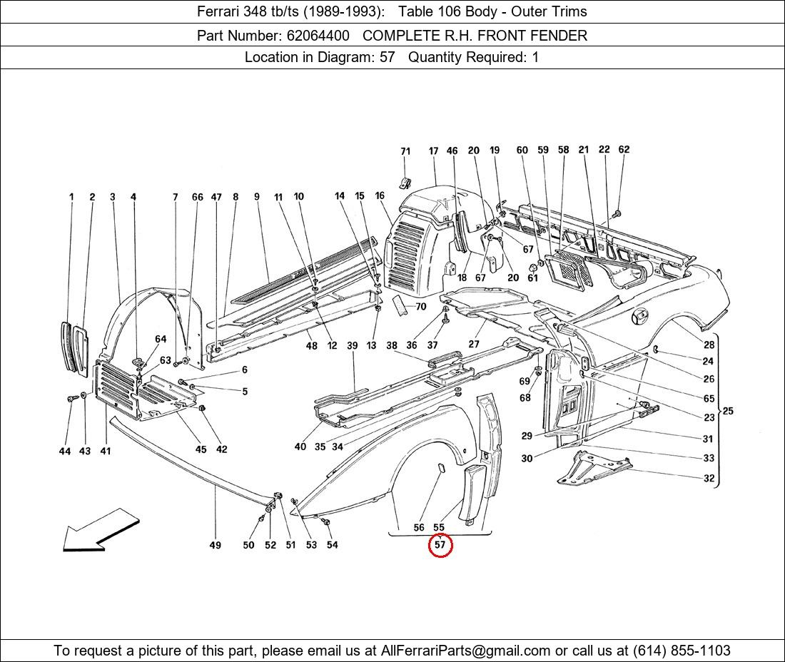 Ferrari Part 62064400