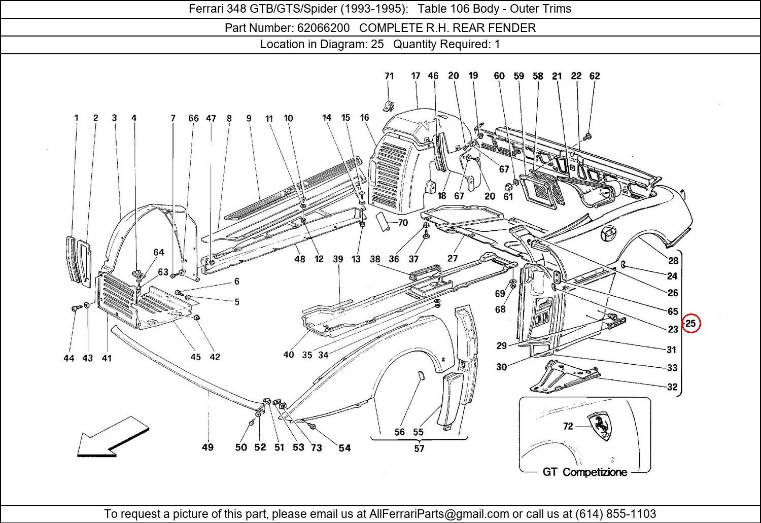 Ferrari Part 62066200