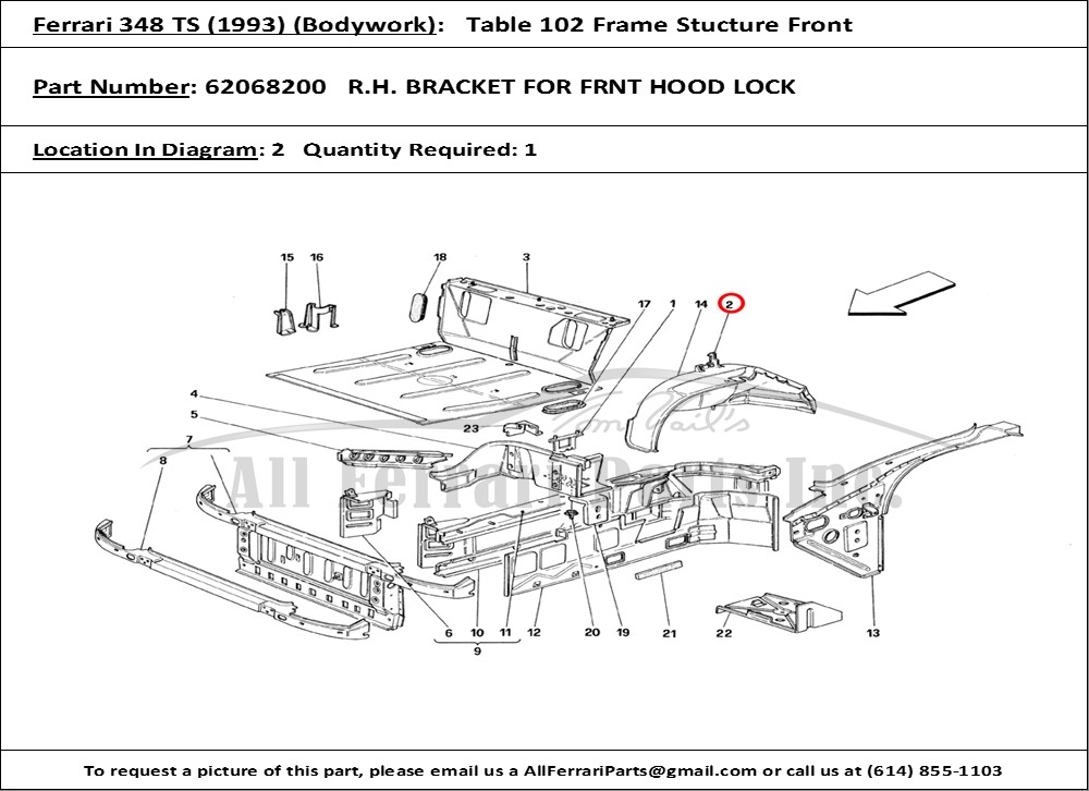 Ferrari Part 62068200