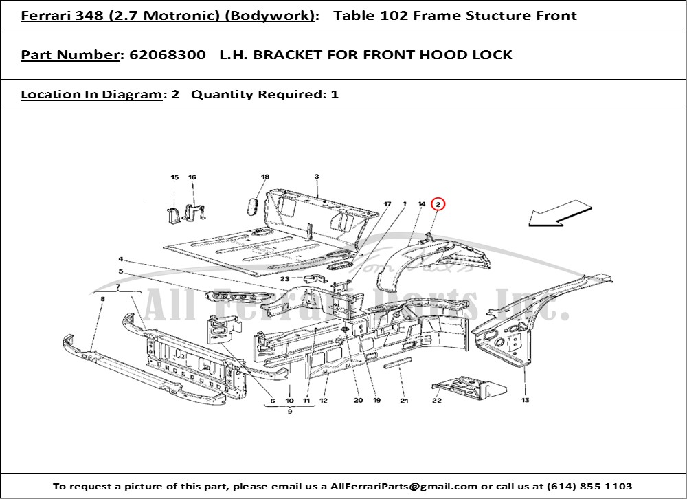 Ferrari Part 62068300