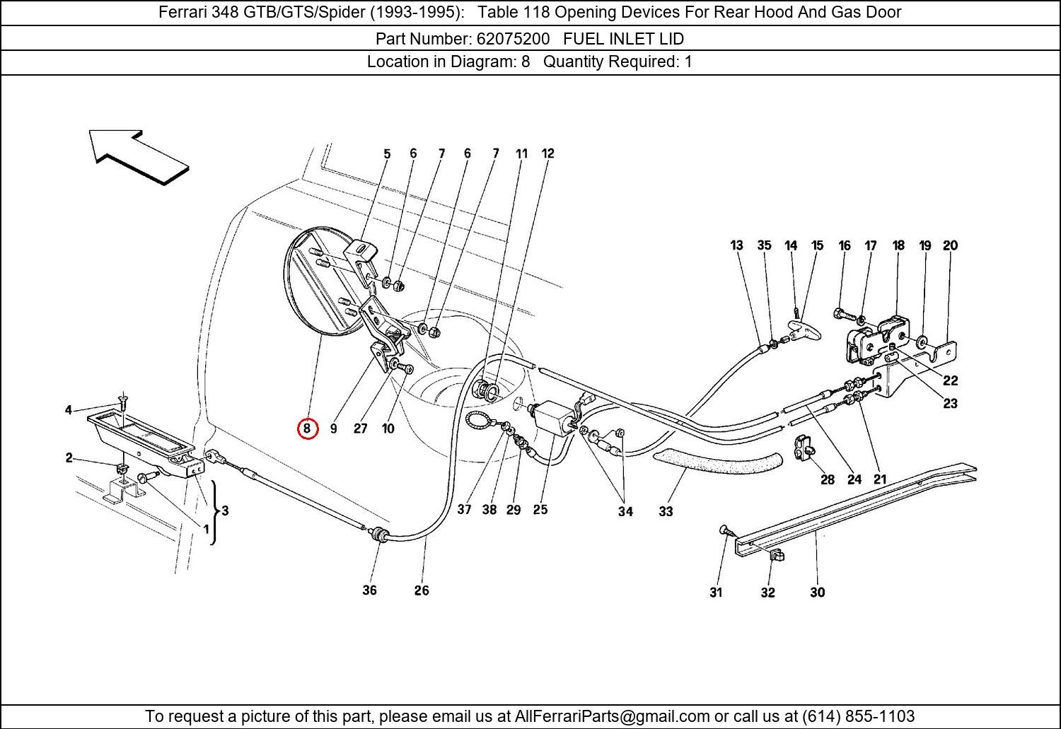 Ferrari Part 62075200