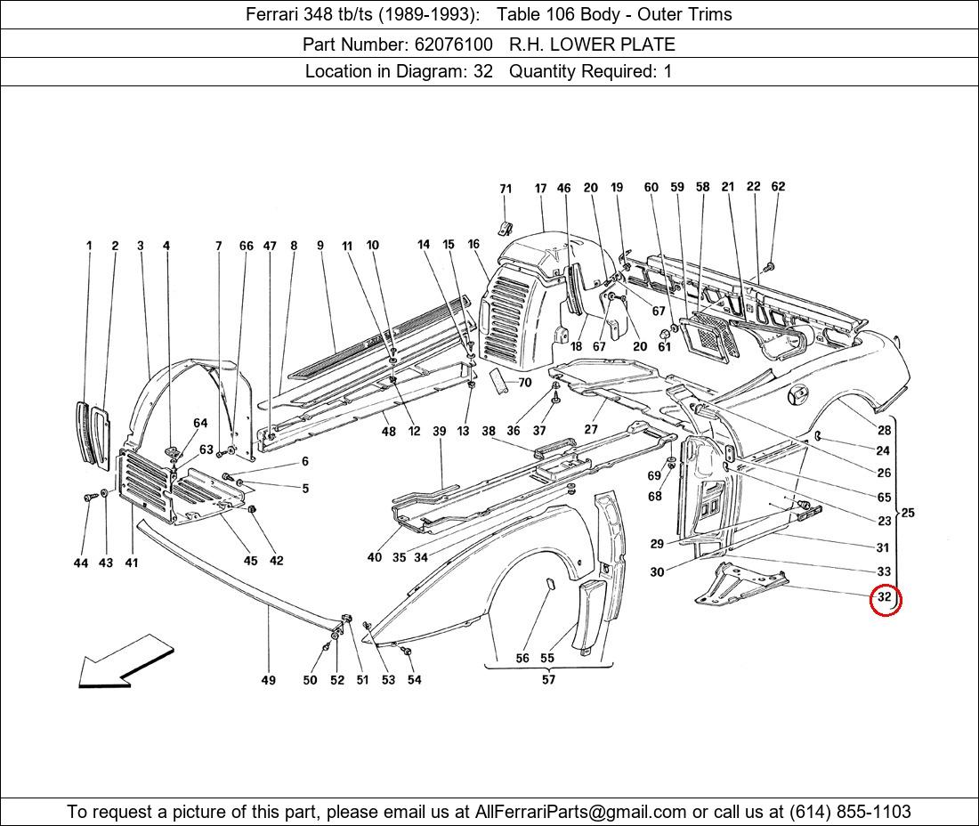 Ferrari Part 62076100