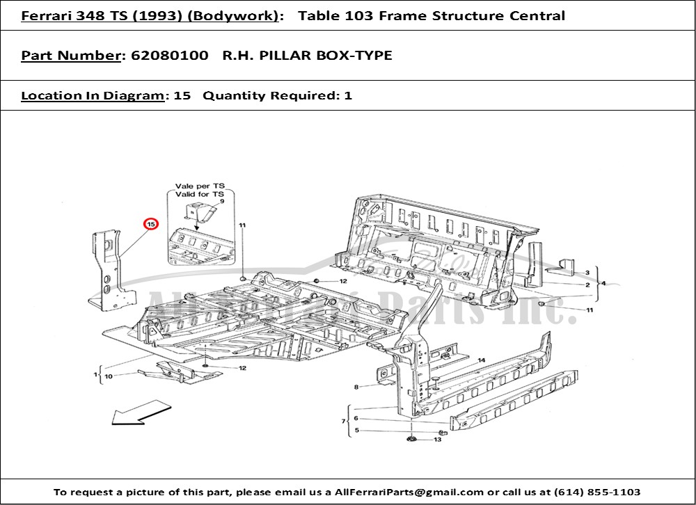 Ferrari Part 62080100