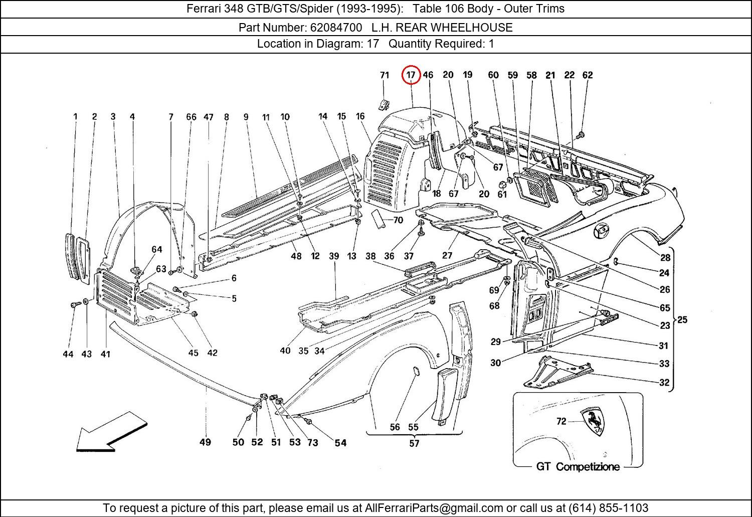 Ferrari Part 62084700