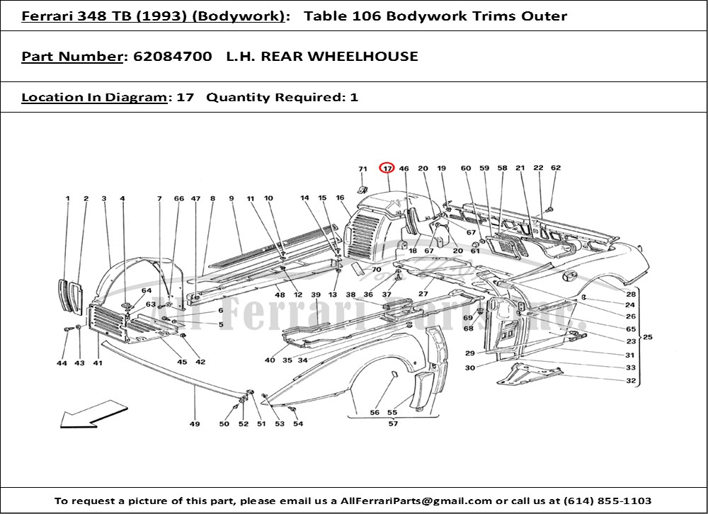 Ferrari Part 62084700