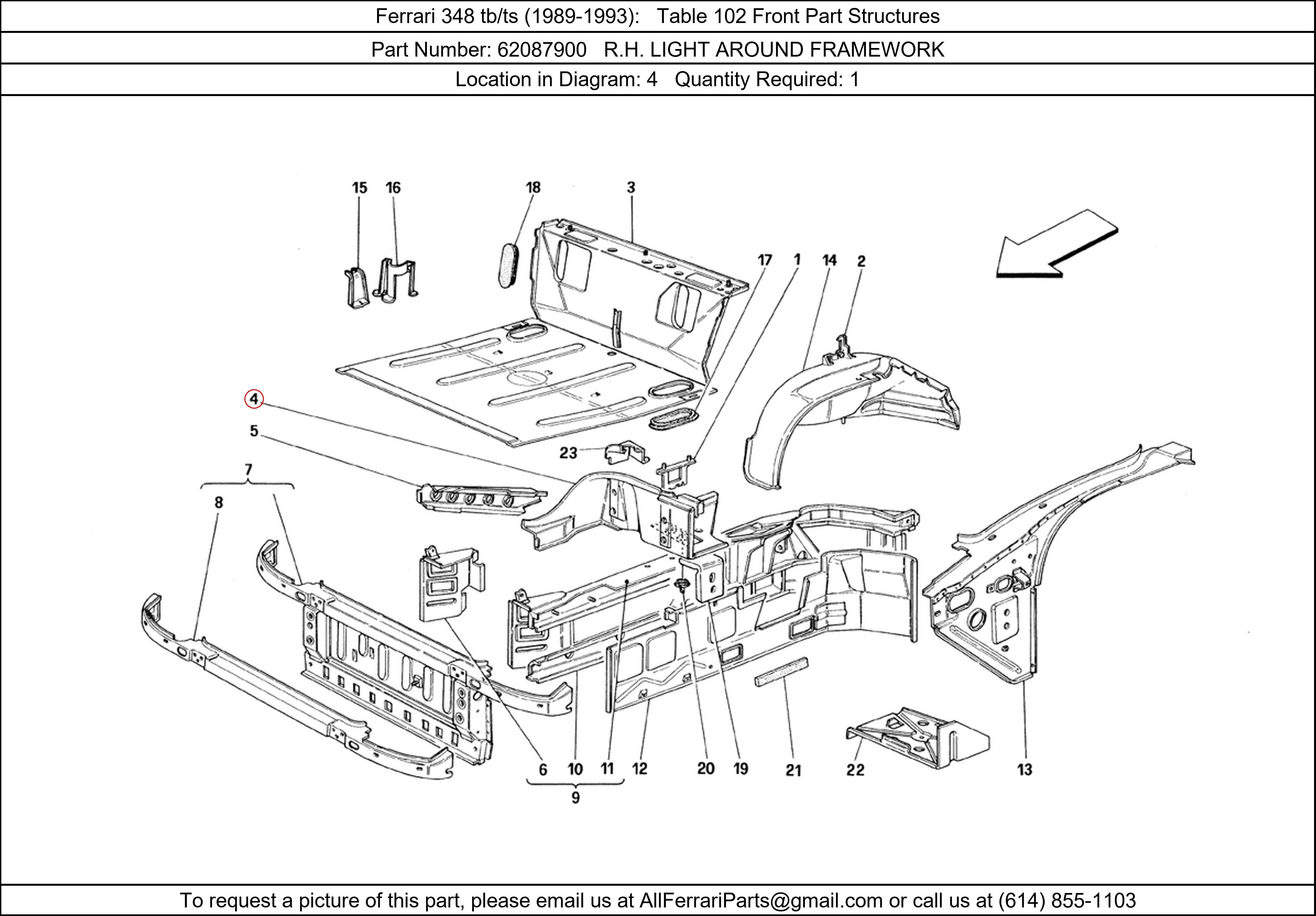 Ferrari Part 62087900