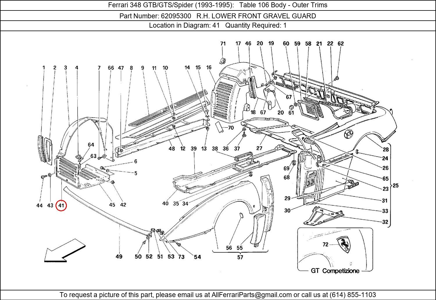 Ferrari Part 62095300