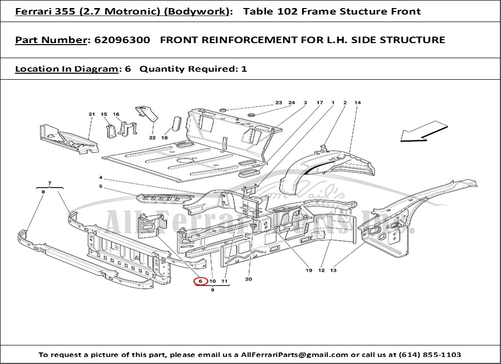 Ferrari Part 62096300