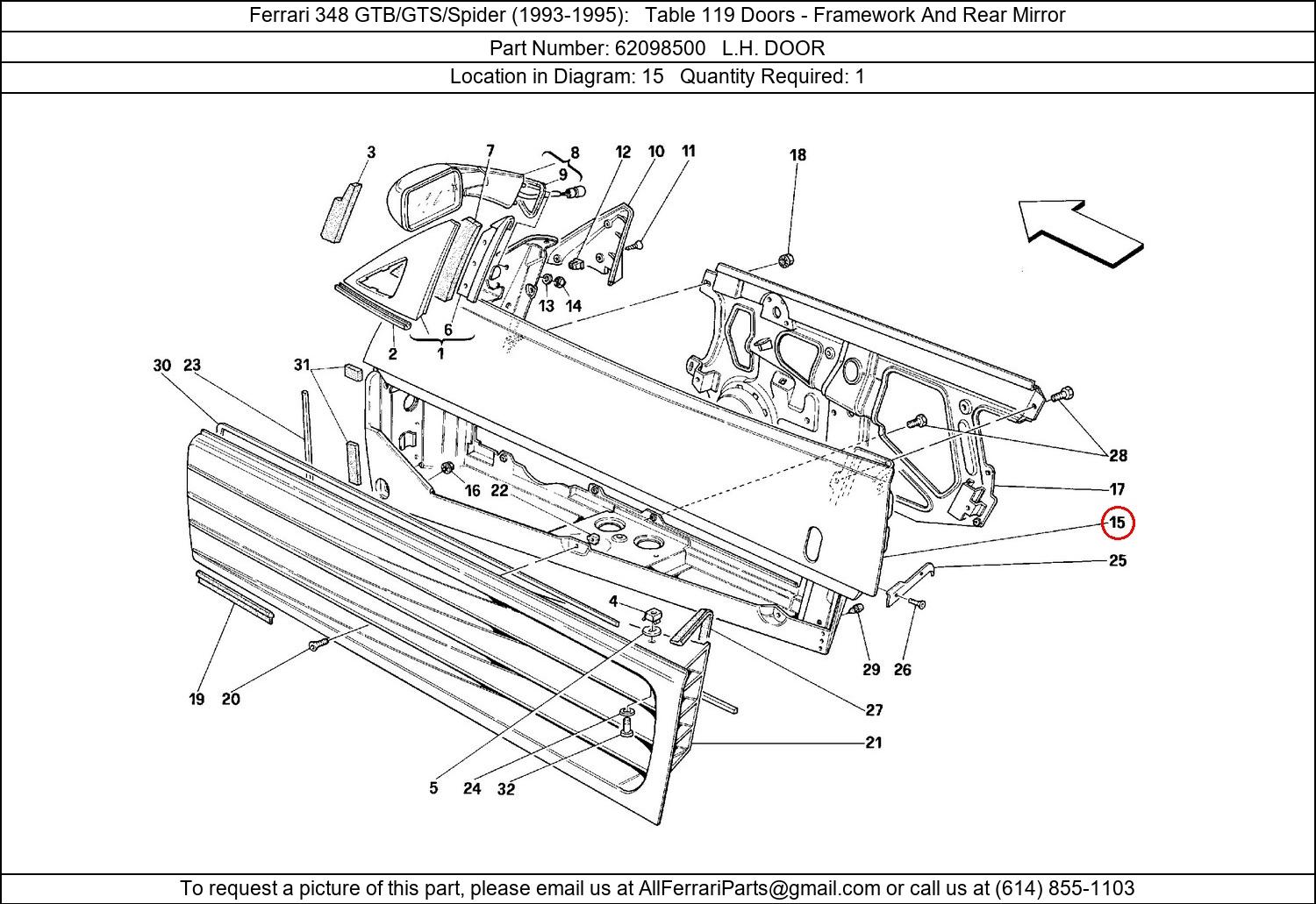 Ferrari Part 62098500