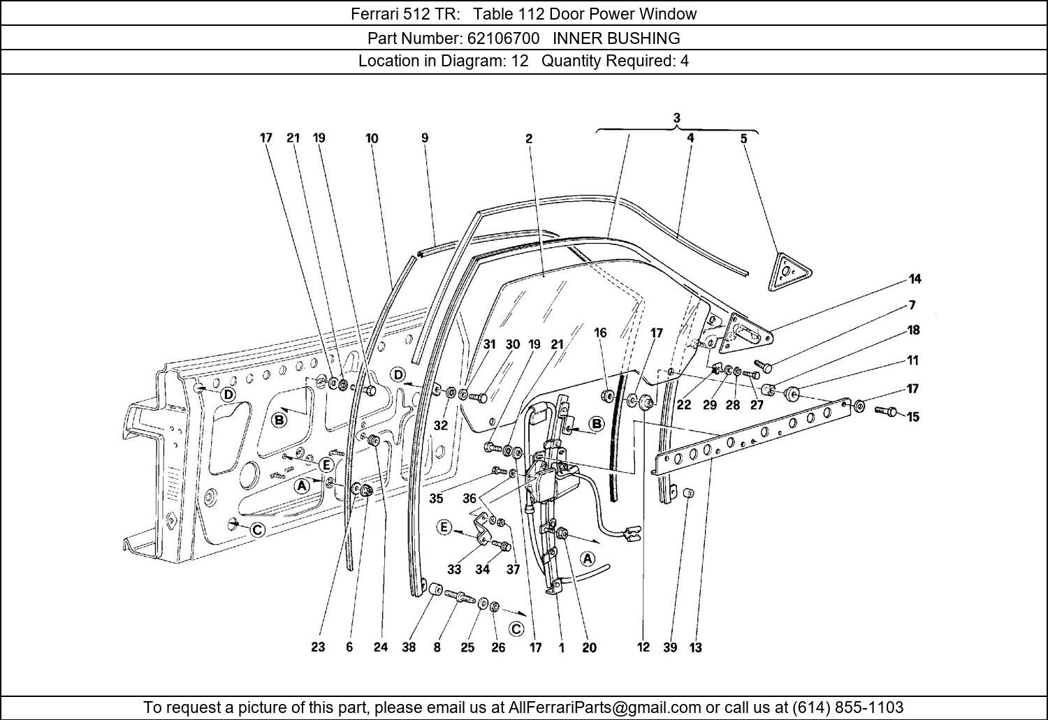 Ferrari Part 62106700