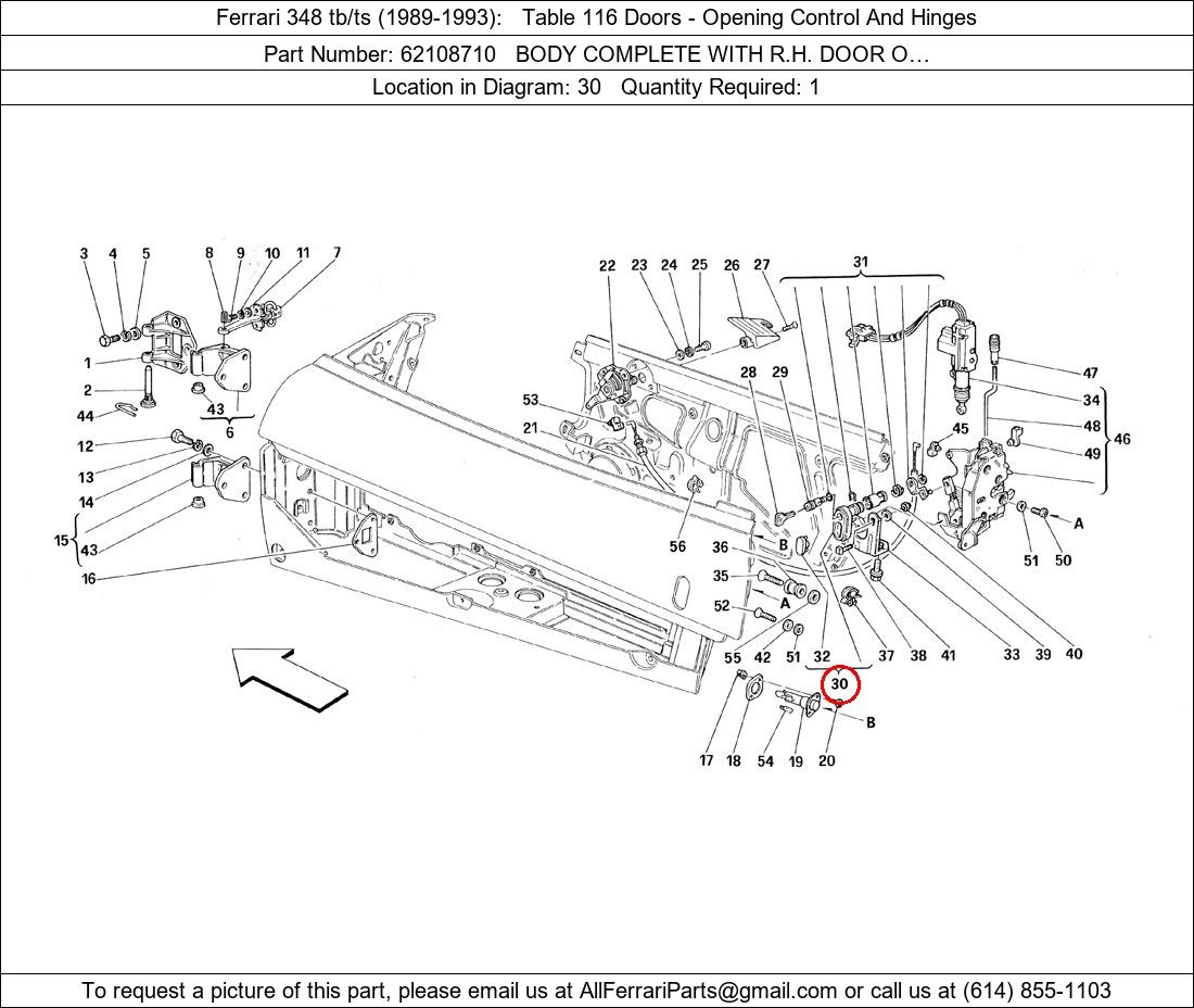 Ferrari Part 62108710