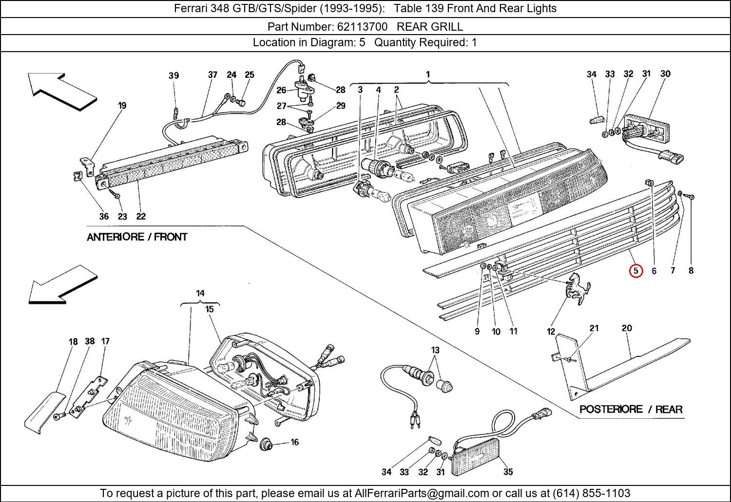 Ferrari Part 62113700