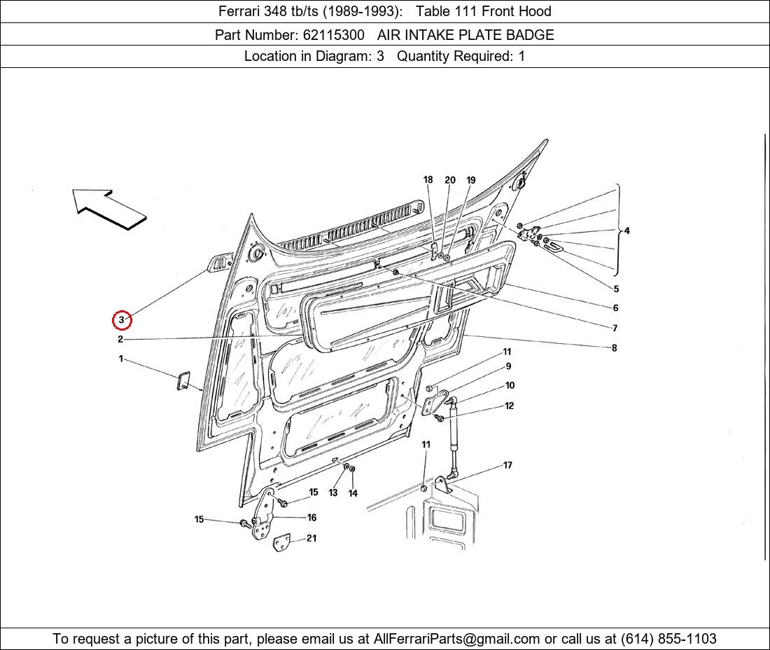 Ferrari Part 62115300