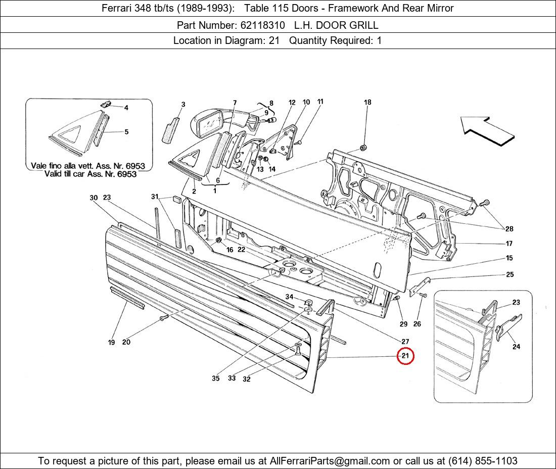 Ferrari Part 62118310