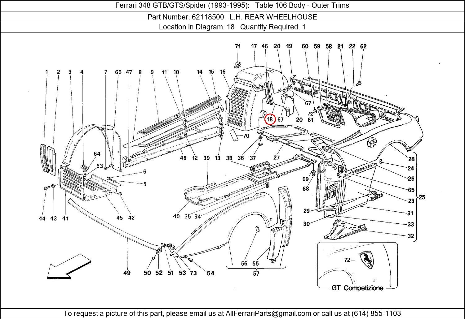 Ferrari Part 62118500