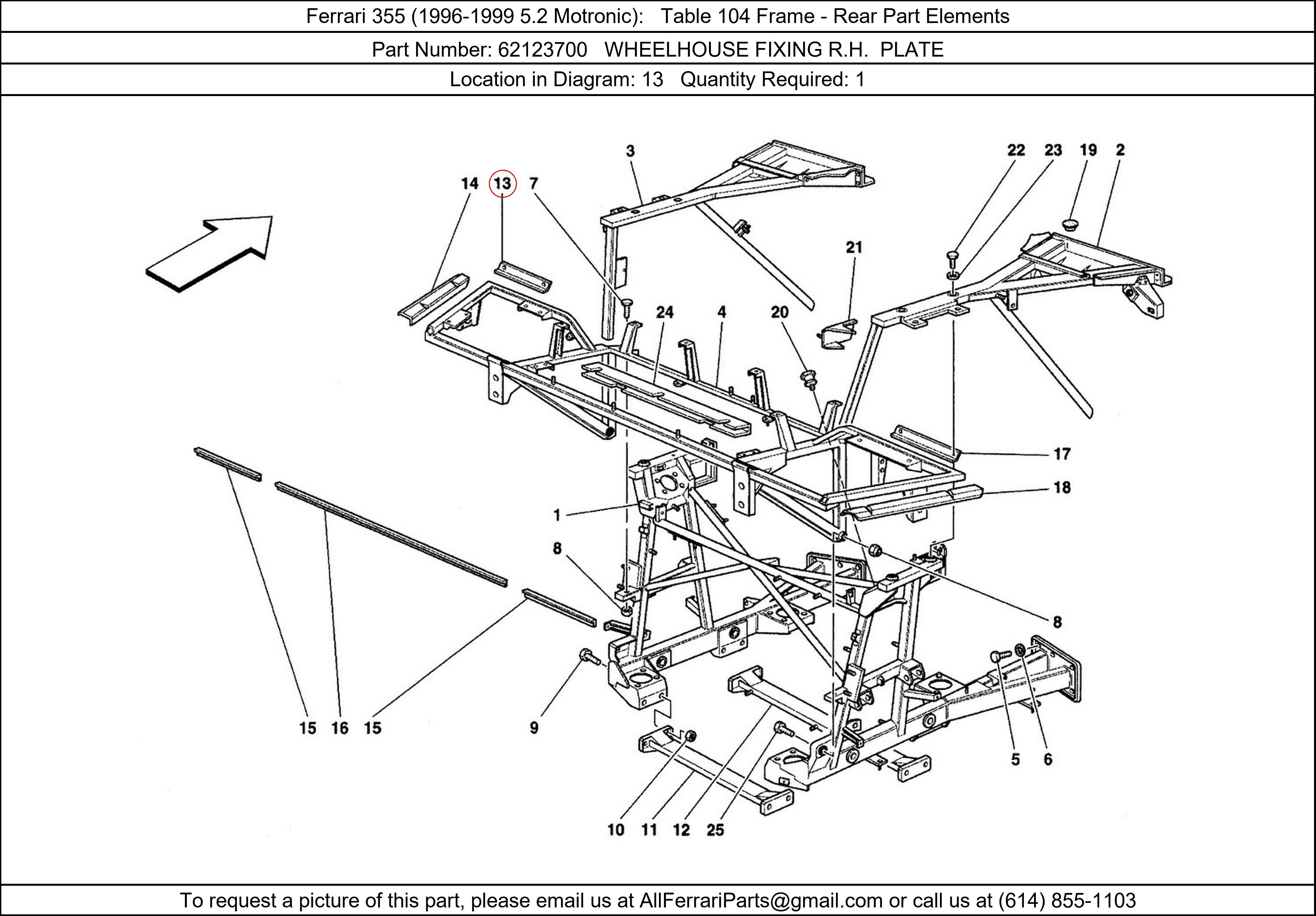 Ferrari Part 62123700