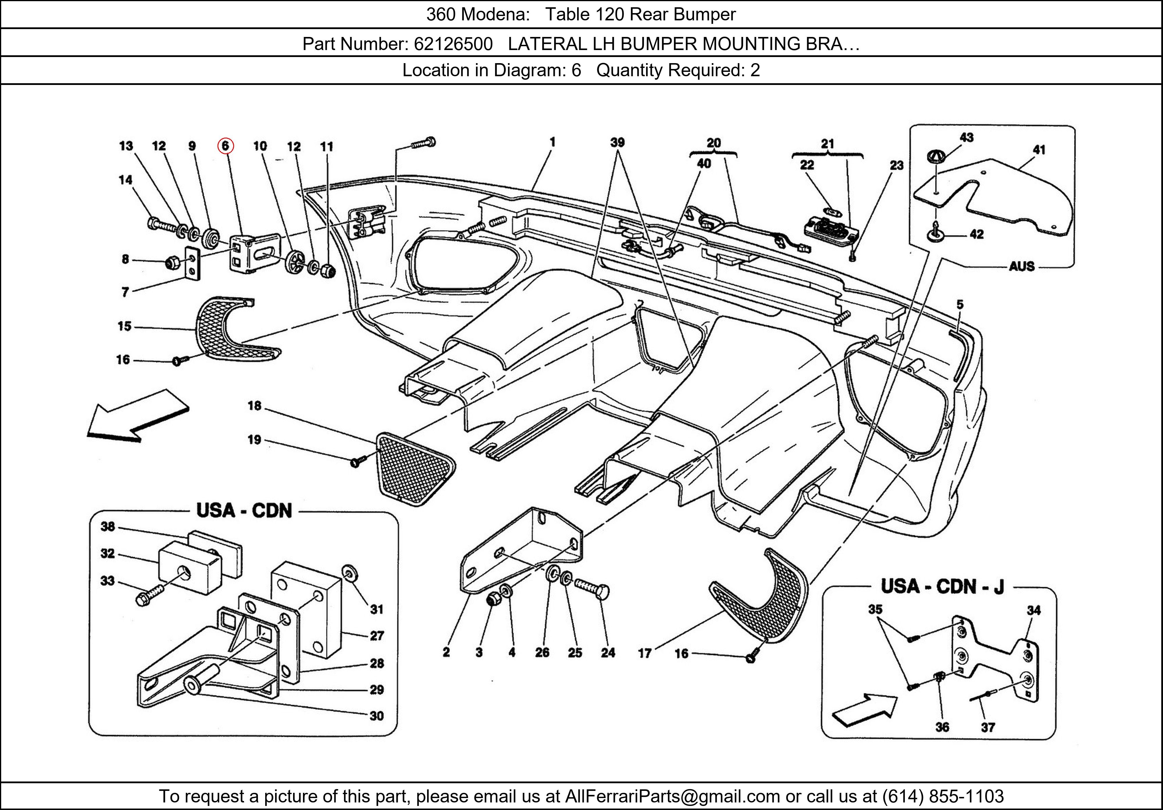 Ferrari Part 62126500