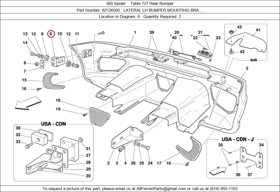 Ferrari Part 62126500