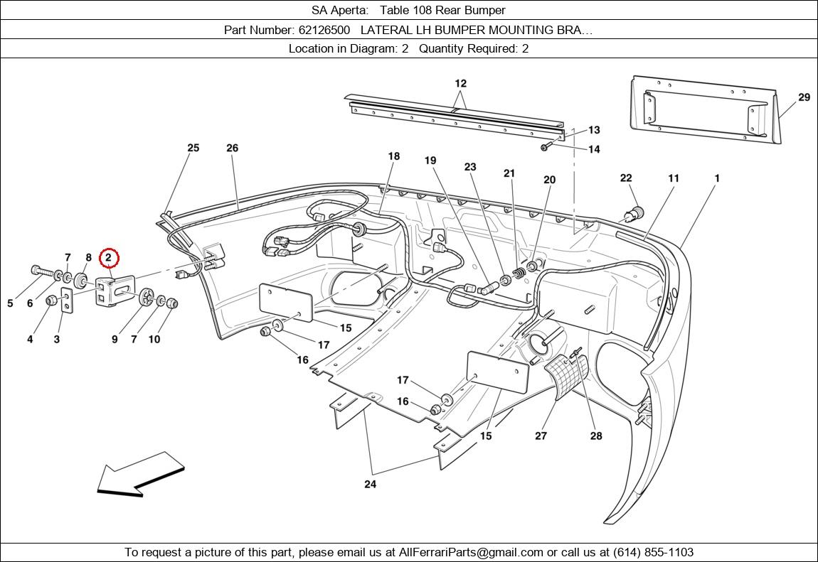 Ferrari Part 62126500