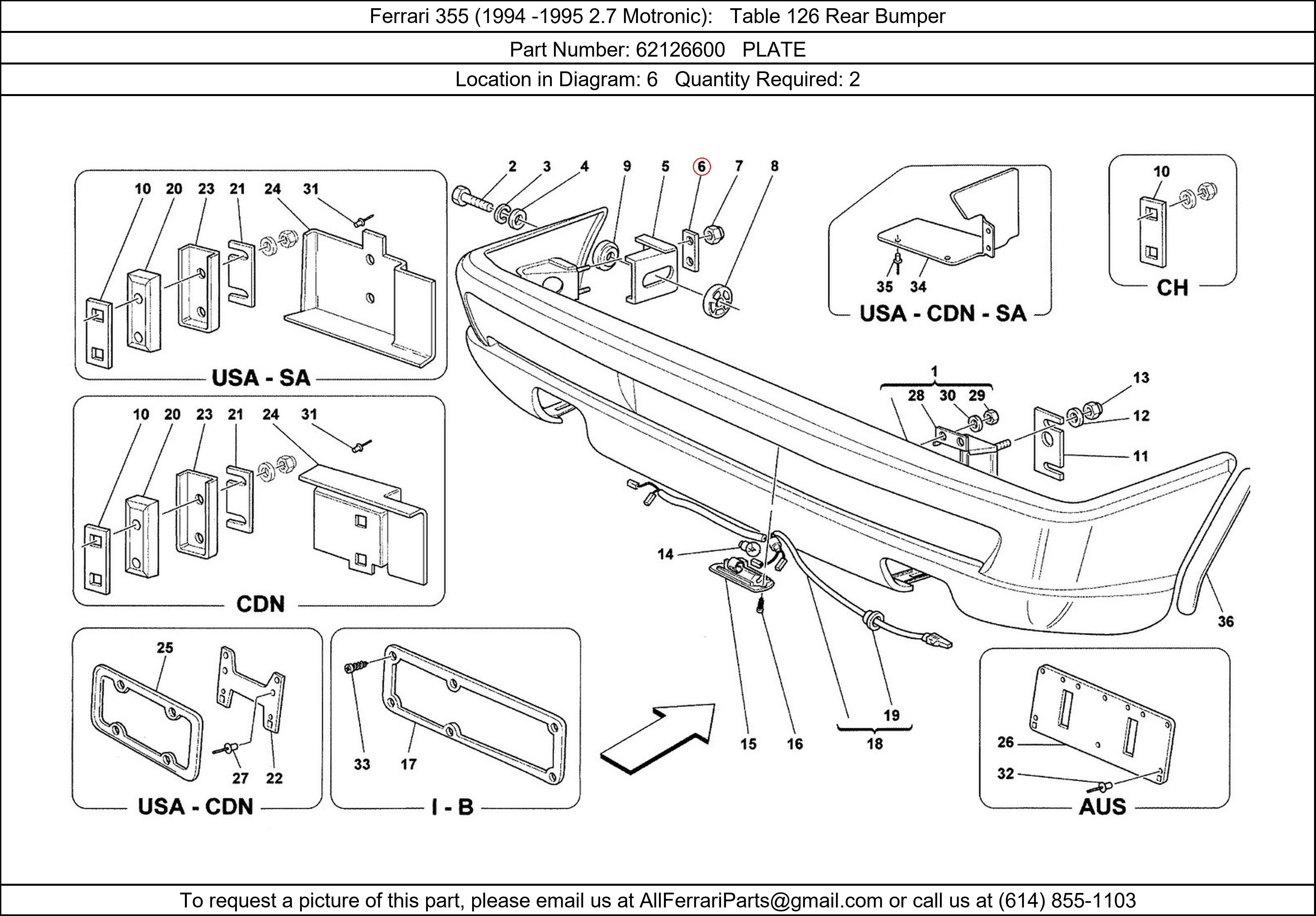 Ferrari Part 62126600