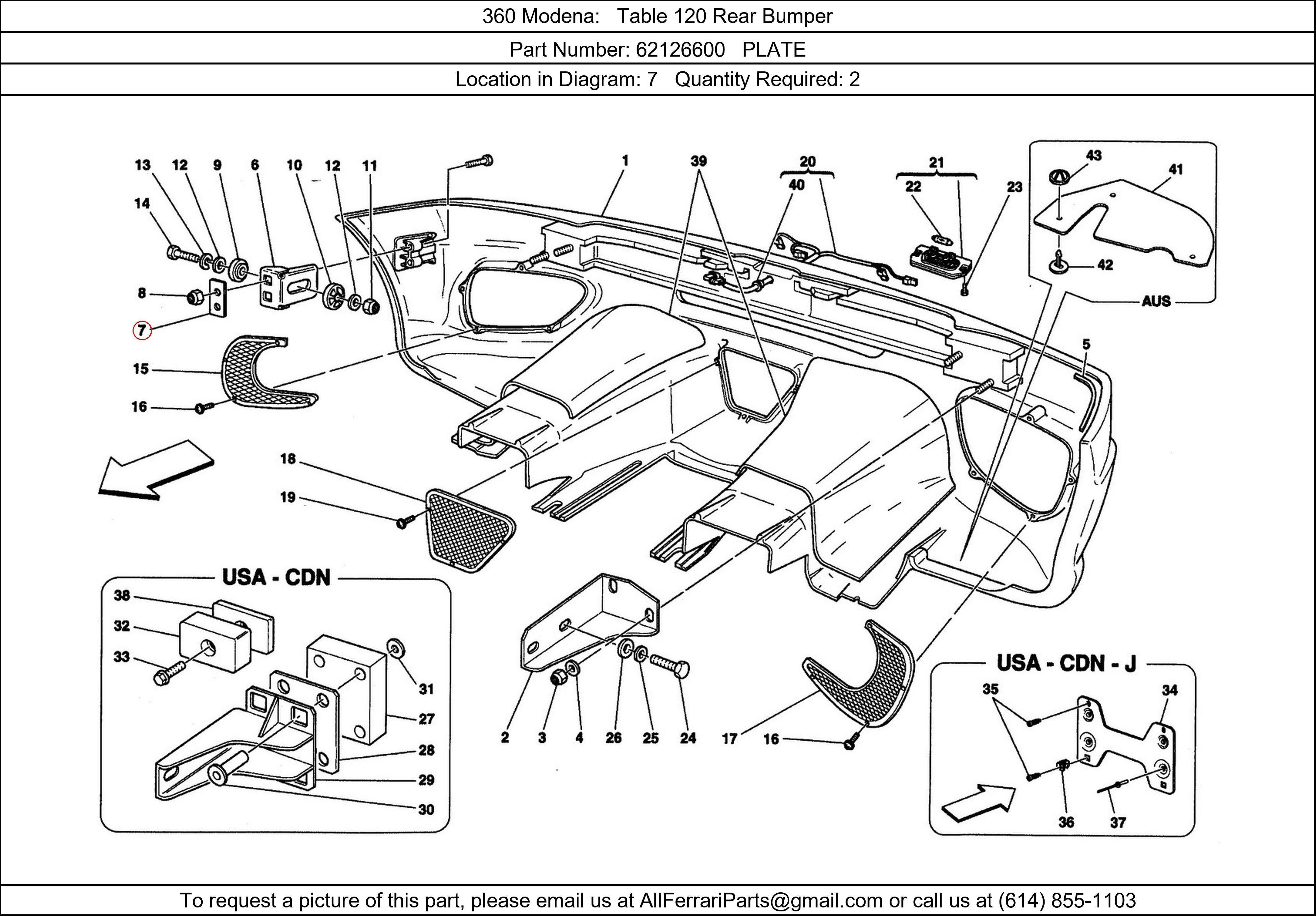 Ferrari Part 62126600