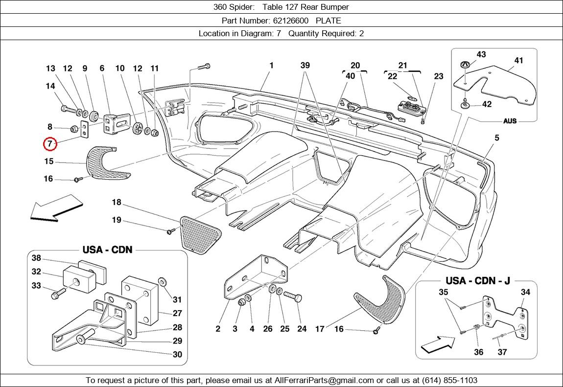 Ferrari Part 62126600