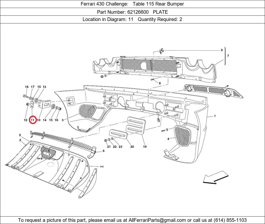 Ferrari Part 62126600