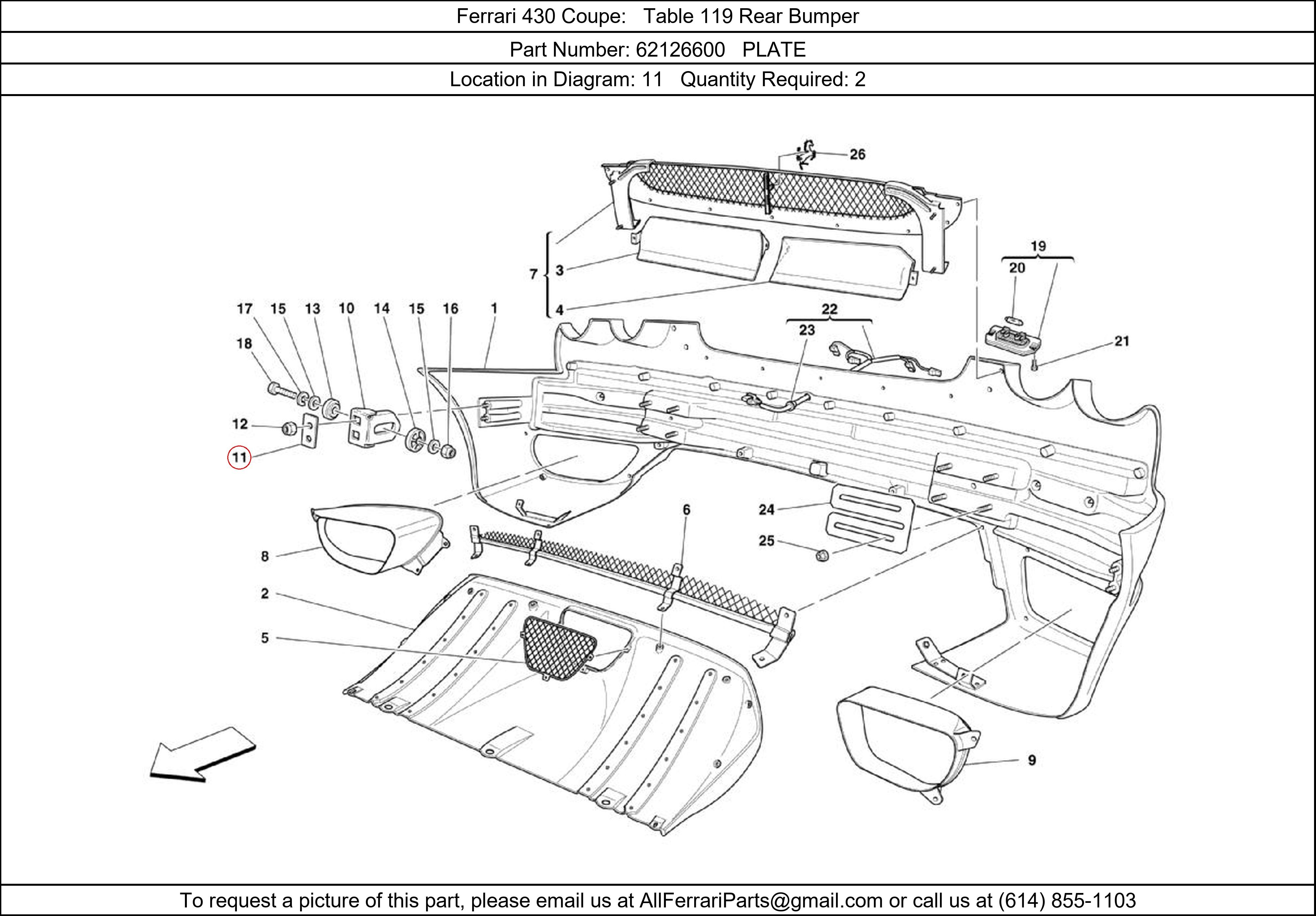 Ferrari Part 62126600