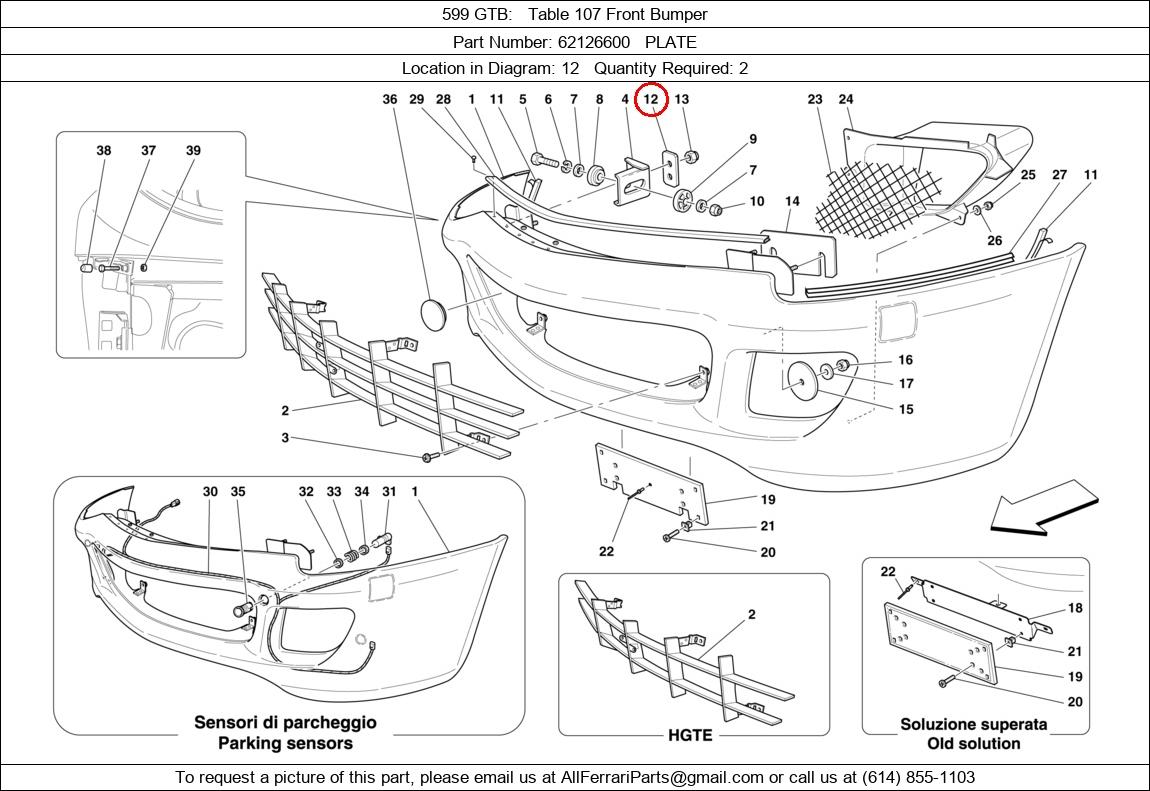 Ferrari Part 62126600