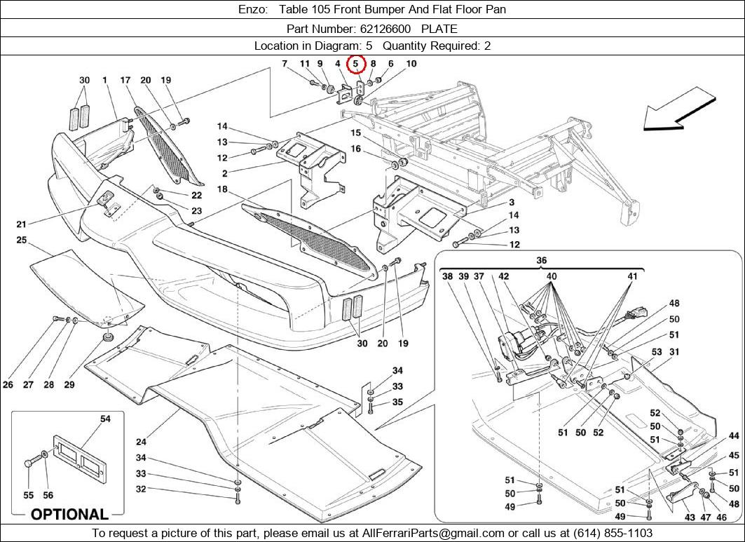 Ferrari Part 62126600