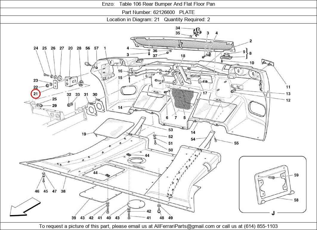 Ferrari Part 62126600