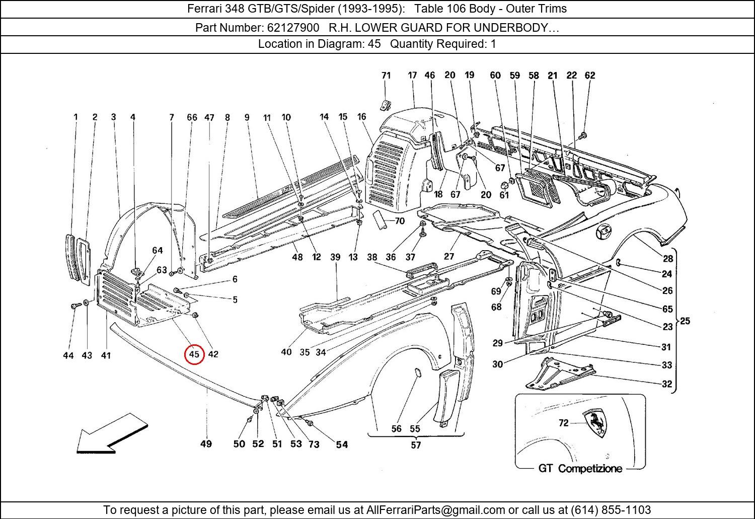 Ferrari Part 62127900